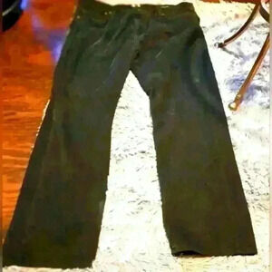 NWOT Dockers Dark Green Courderoy Comfy Cozy Flare Pants Slacks Size 40in